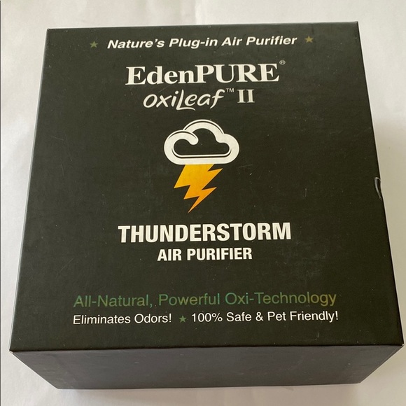 EdenPURE OxiLeaf II Thunderstorm Air Purifier NWOT in Original Box - Picture 1 of 4